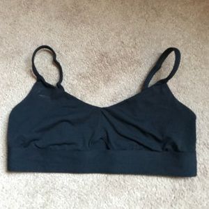 Black fabletics crossback bra